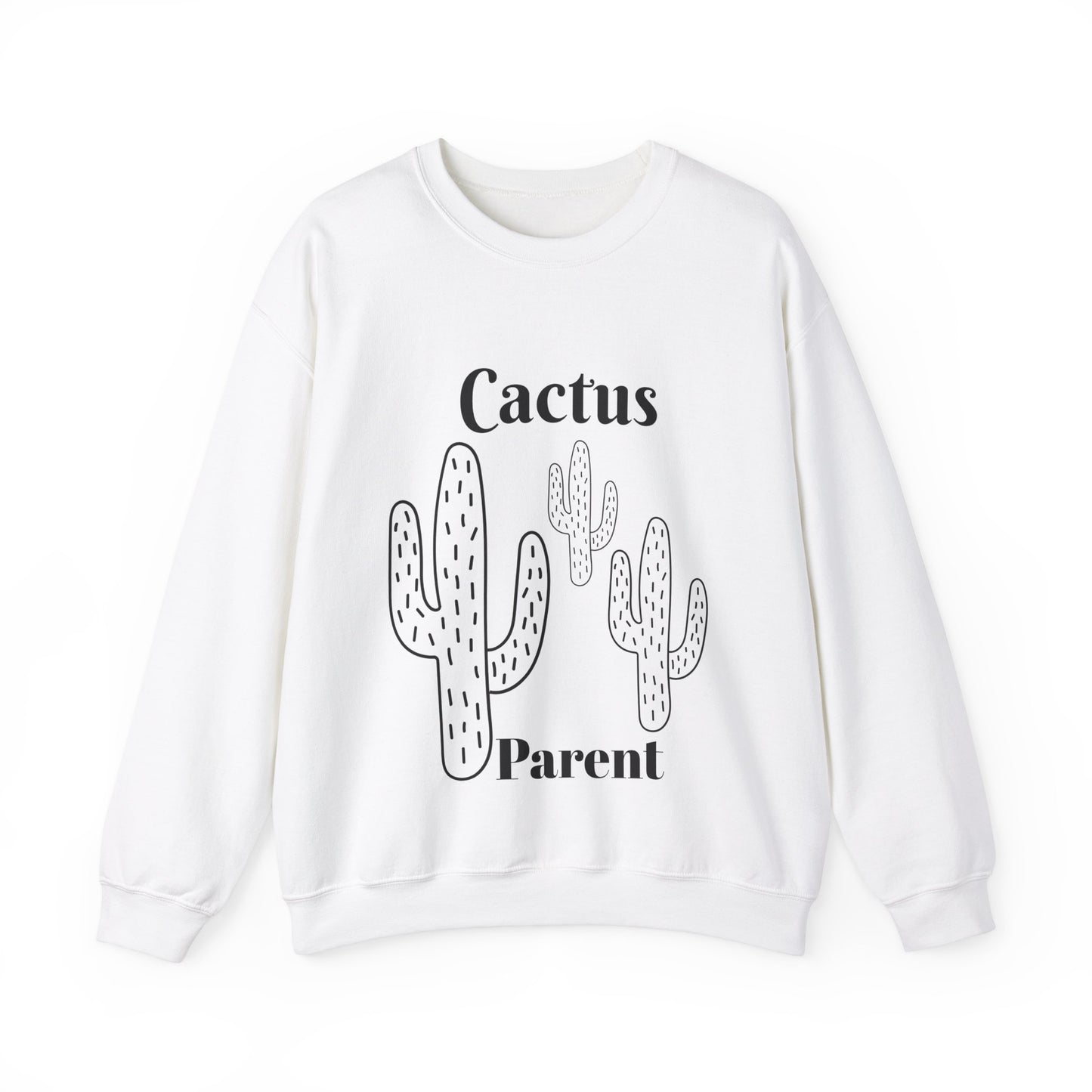 Cactus Parent Heavy Blend Crewneck Sweatshirt (Unisex)