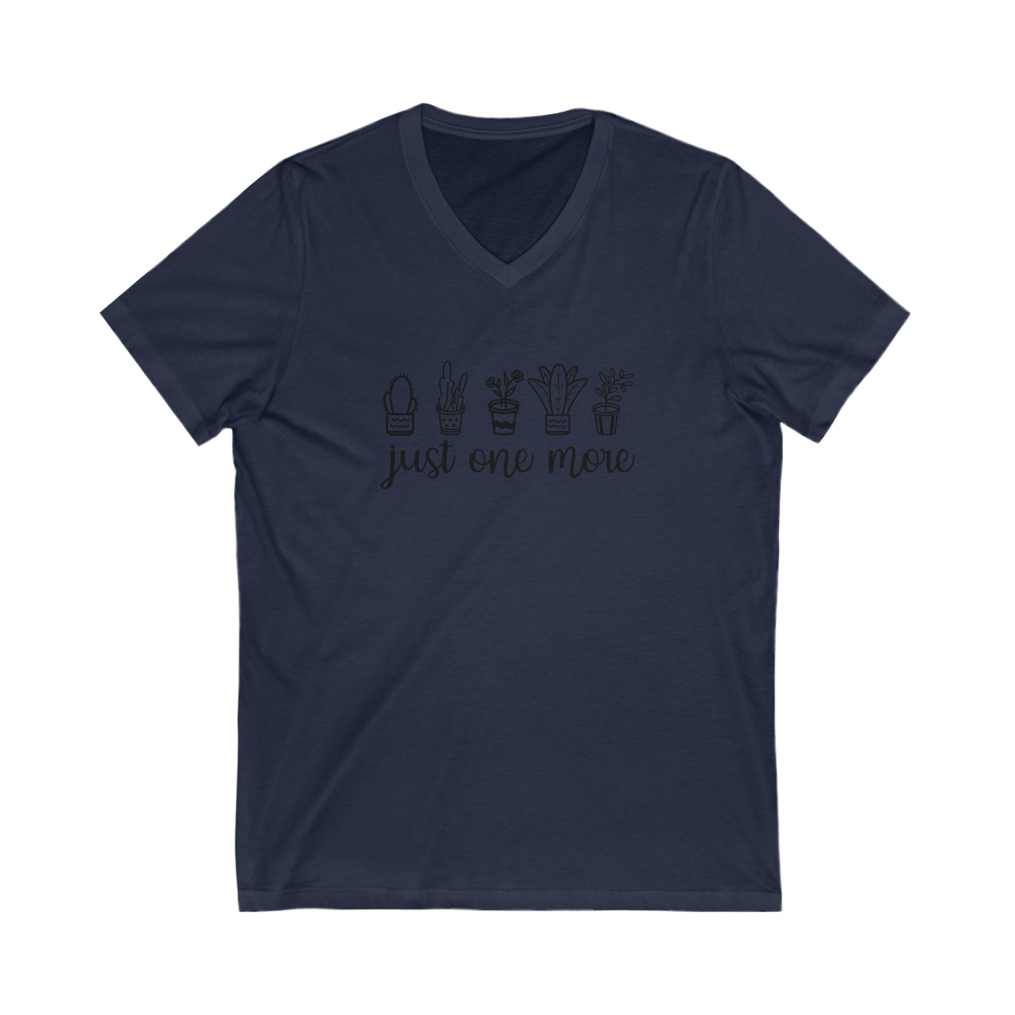 Just One More Jersey Short Sleeve V-Neck Tee