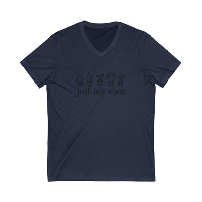 Just One More Jersey Short Sleeve V-Neck Tee