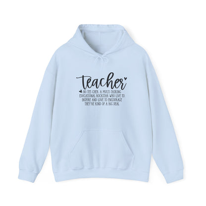 Teacher Definition Hooded Sweatshirt (Unisex)