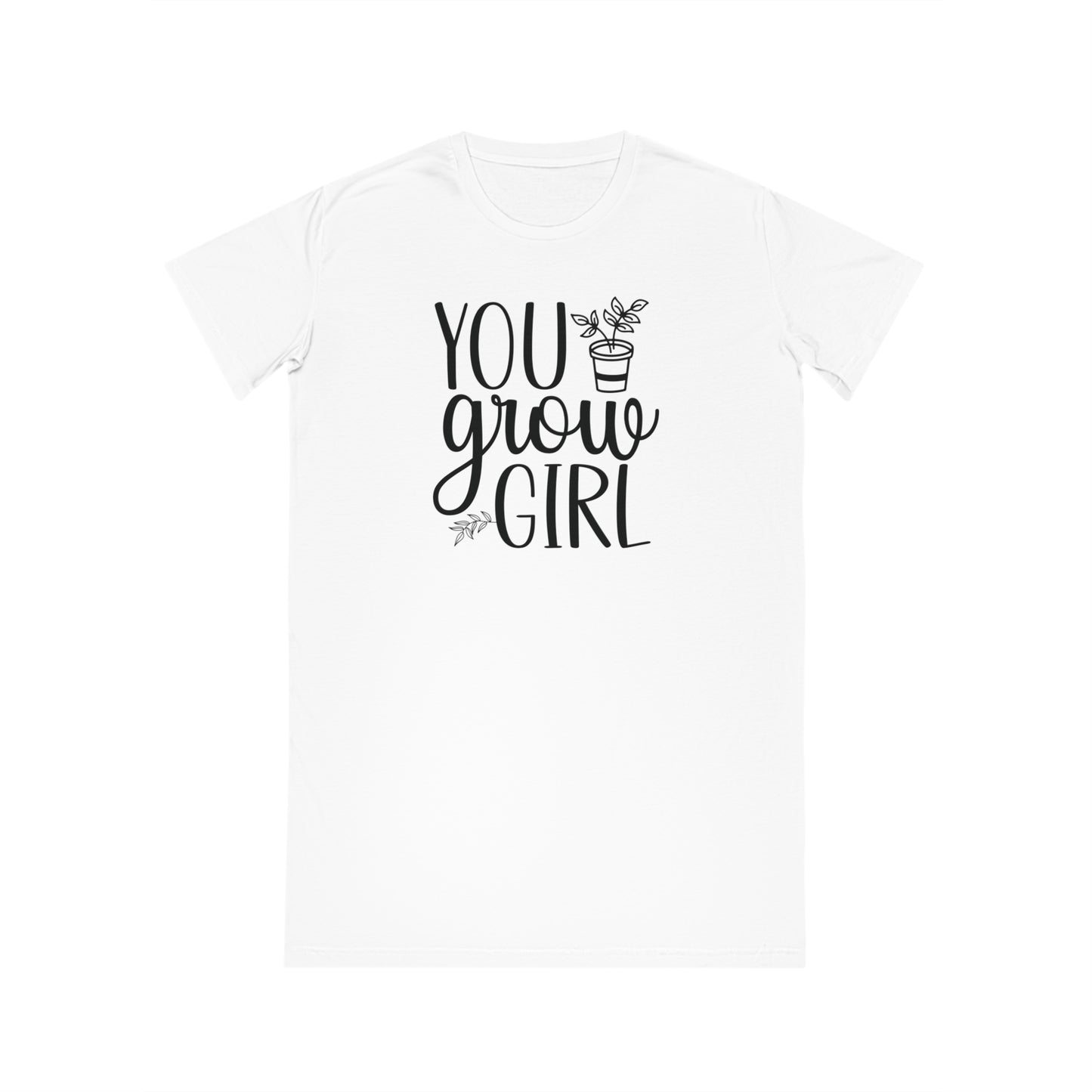 Grow Girl Spinner  T-Shirt Dress