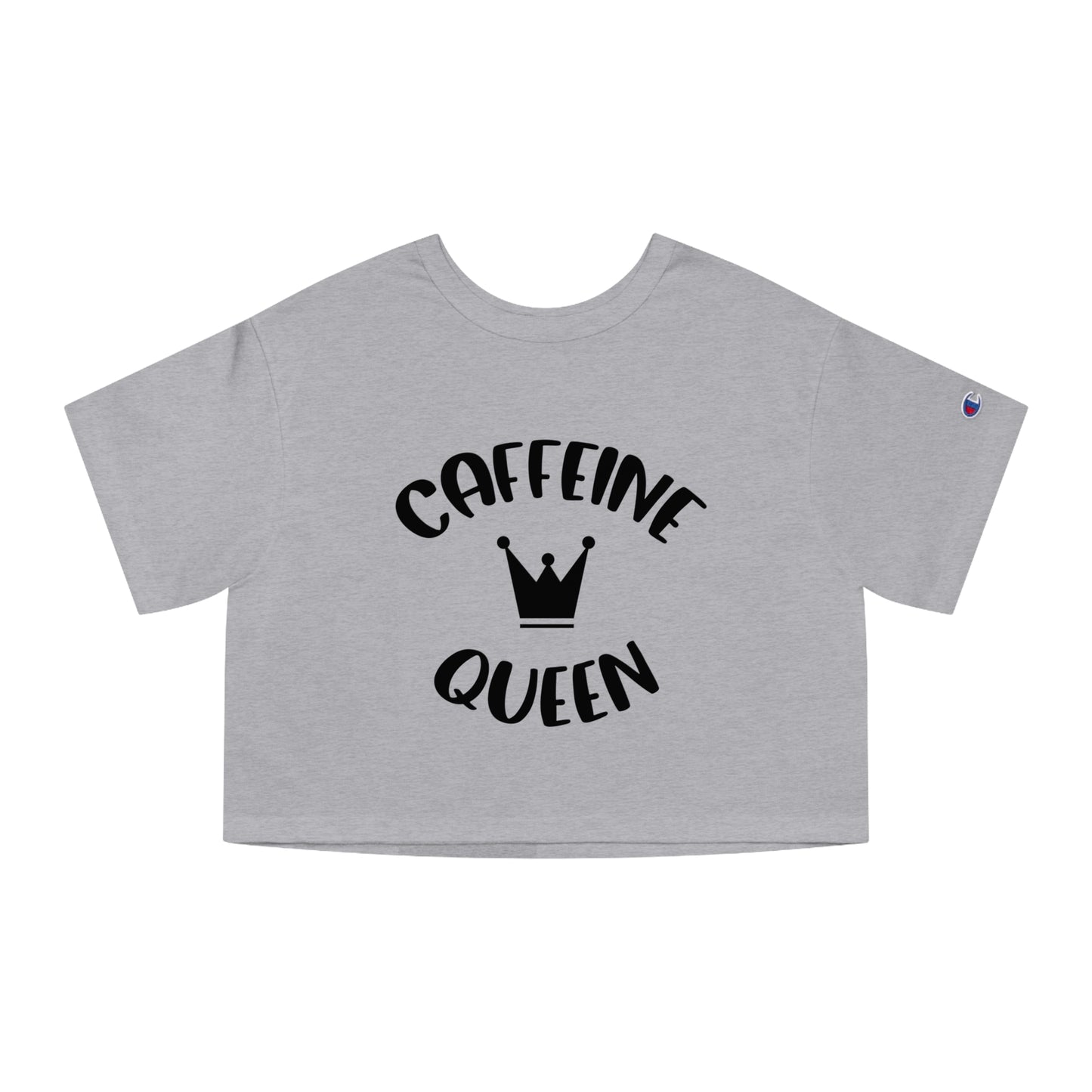 Caffeine Queen Women's Flowy Cropped Tee