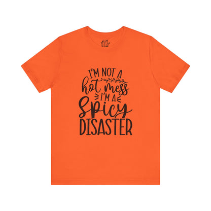 Spicy Disaster Jersey Short Sleeve Tee