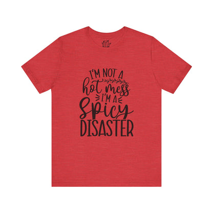 Spicy Disaster Jersey Short Sleeve Tee