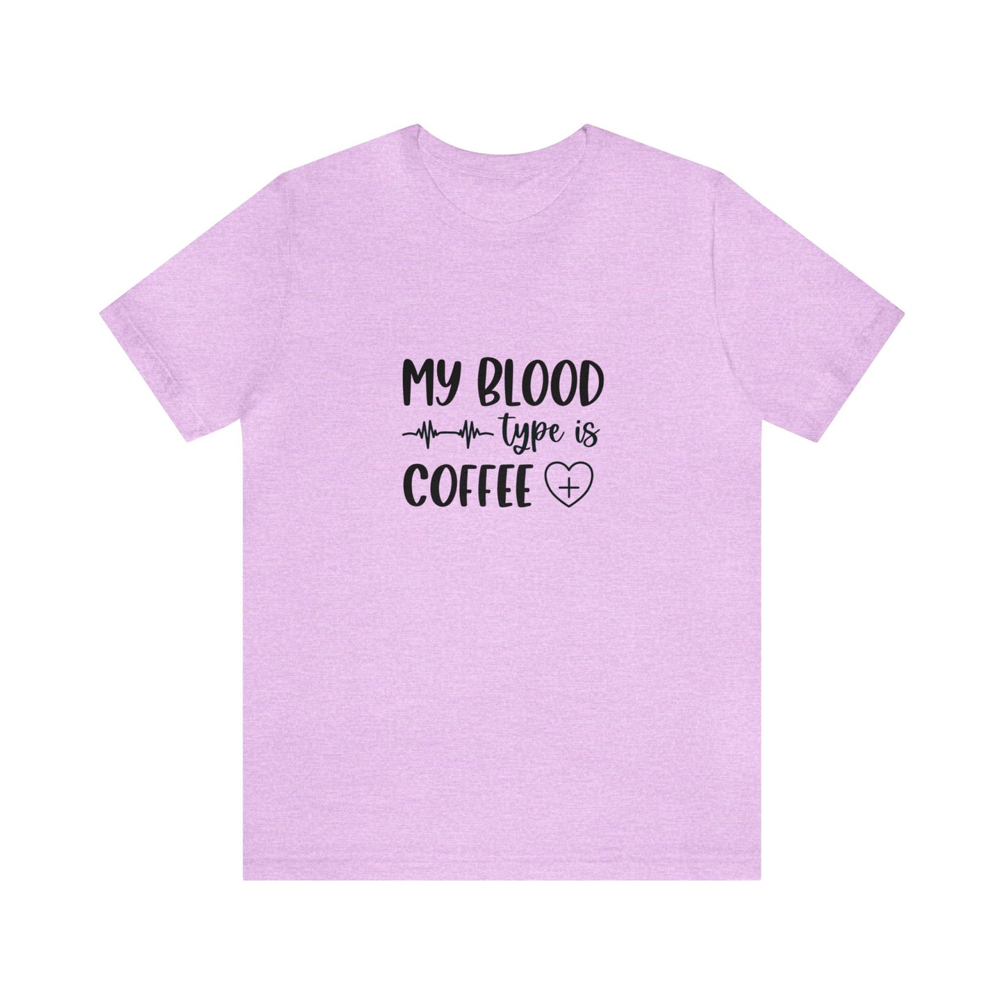 Coffee In Blood Jersey Short Sleeve Tee