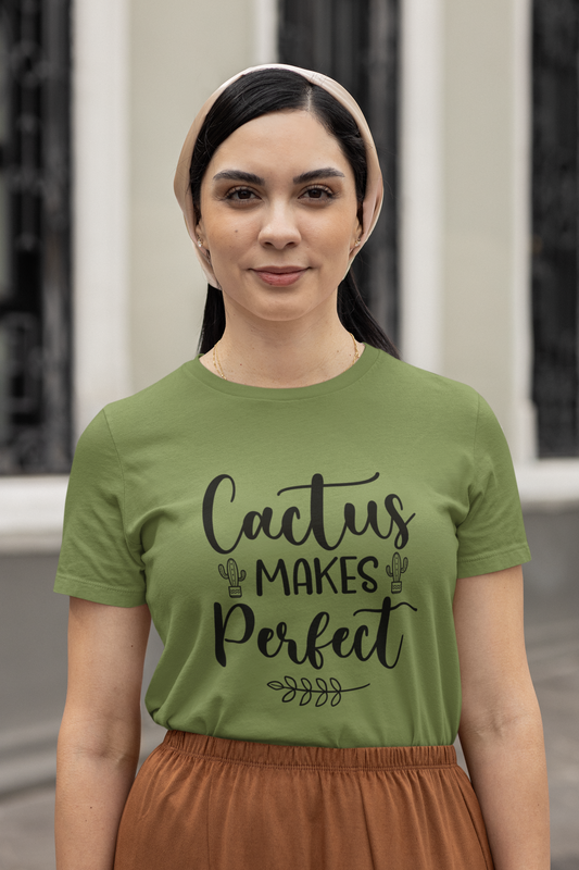 Cactus Makes Perfect Jersey Short Sleeve Tee