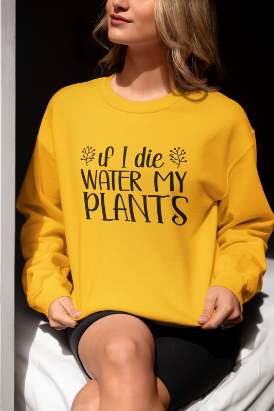 Water My Plants Heavy Blend™ Crewneck Sweatshirt (Unisex)
